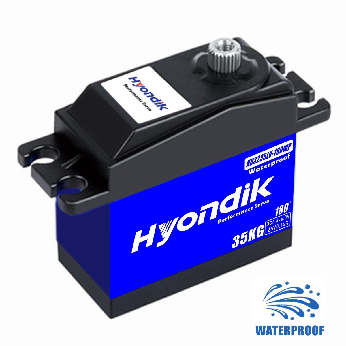 Hyondik Servo HD3235LV-180WP/35kg/180°/Waterproof servo/Drift Car/Robot/Smart furniture machine