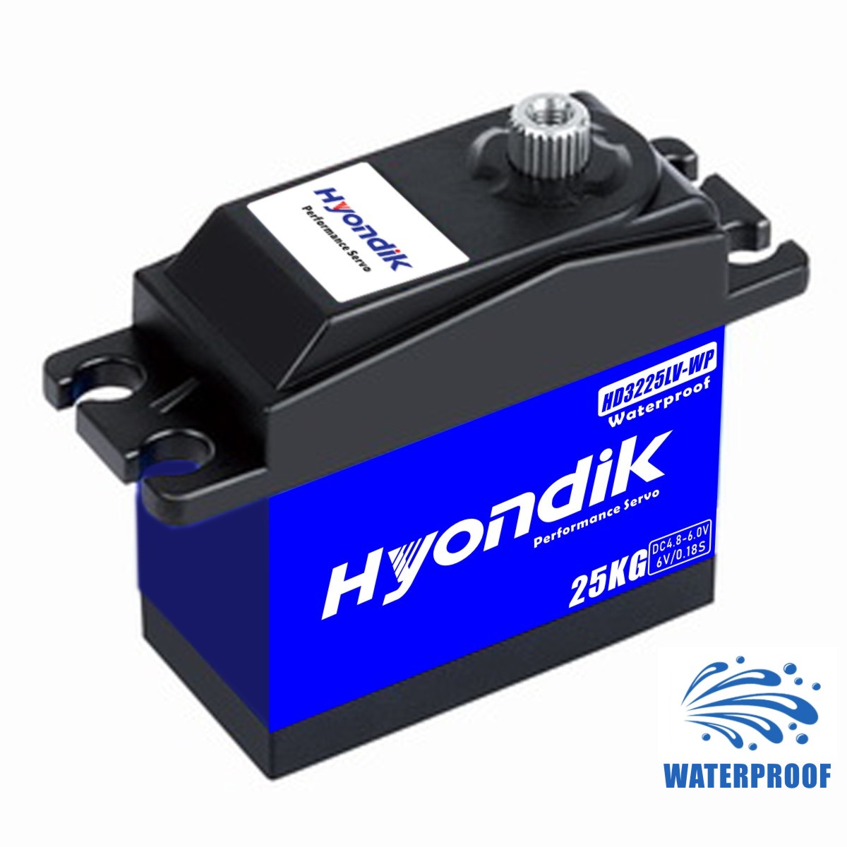 Hyondik Servo HD3225LV-WP/25kg/Waterprdoof/Drift Car/Robot/Smart furniture machine/Digital Servo